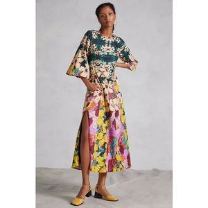 Anthropologie x Roopa Pemmaraju Floral Maxi Dress